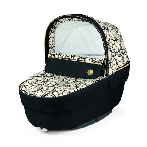 Carucior 3 in 1 Peg Perego Book, Primoviaggio SL, 0 - 22 kg, Graphic Gold, Negru / Bej, Culoare: Crem,poza 5