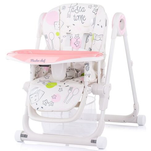 Scaun de masa Chipolino Master Chef peony pink, Culoare: Roz,poza 3