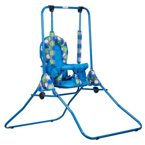Leagan pentru copii, Top Kids, pentru interior si exterior, Blue Dots, Culoare: Blue,poza 3