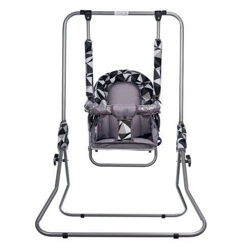 Leagan pentru copii, Top Kids, pentru interior si exterior, Grey Romb, Culoare: Gri