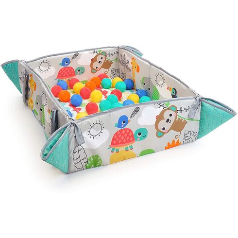 Salteluta de activitati 5 in 1 Bright Starts Gym & Ball Pit Totally Tropical,poza 4