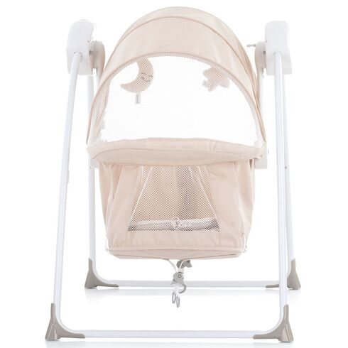 Patut si leagan electric Chipolino Gia latte, Culoare: Crem,poza 4  - ExclusivMAG.ro Patut si leagan electric Chipolino Gia latte, Culoare: Crem,poza 4