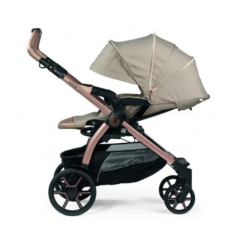 Carucior 3 in 1 Peg Perego Book, Primoviaggio SL, 0 - 22 kg, Mon Amour, Bej / Roz, Culoare: Roz,poza 8