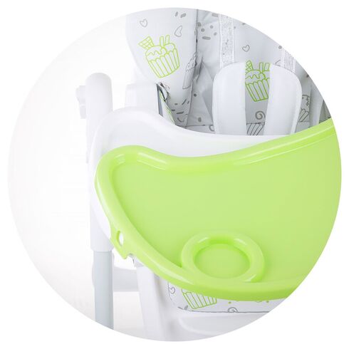 Scaun de masa Chipolino Sweety lime, Culoare: Verde,poza 8