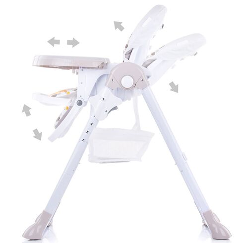 Scaun de masa Chipolino Maxi latte, Culoare: Portocaliu,poza 5