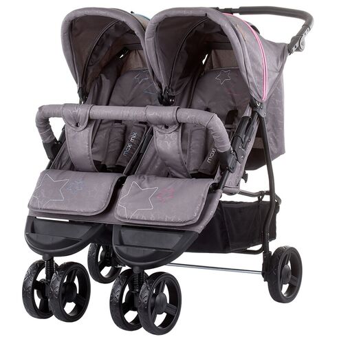 Carucior gemeni Chipolino Maxi Mix blue pink, Culoare: Multicolor - poza 2 - ExclusivMAG.ro