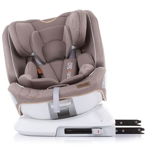 Scaun auto Chipolino Rotix 0-36 kg Latte cu sistem Isofix, Culoare: Crem, Grupa: 0-36kg (0 luni - 12 ani),poza 7