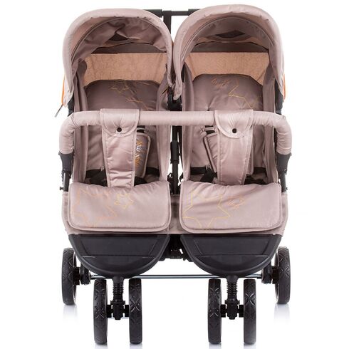 Carucior gemeni Chipolino Maxi Mix latte, Culoare: Crem - poza 4 - ExclusivMAG.ro
