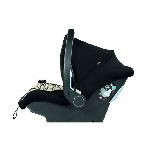 Carucior 3 in 1 Peg Perego Book, Primoviaggio SL, 0 - 22 kg, Graphic Gold, Negru / Bej, Culoare: Crem,poza 11