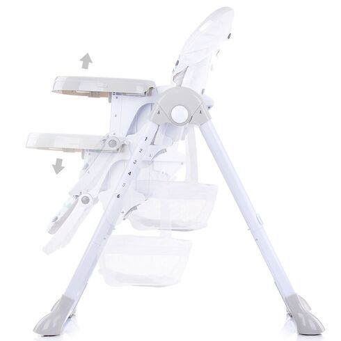 Scaun de masa Chipolino Maxi mist, Culoare: Alb/Gri,poza 6