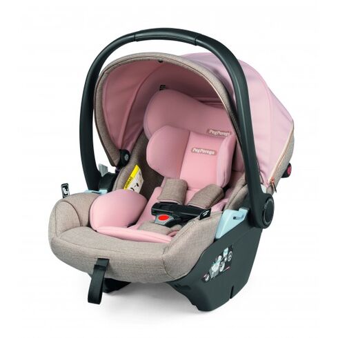 Carucior 3 in 1 Peg Perego Book, Lounge, 0 - 22 kg, Mon Amour, Bej / Roz, Culoare: Roz,poza 5