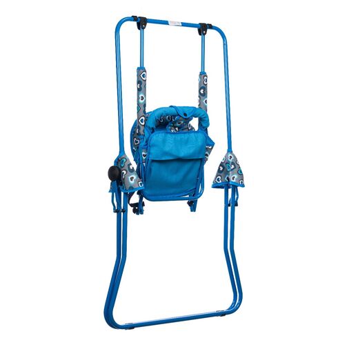 Leagan pentru copii, Top Kids, pentru interior si exterior, Blue Hearts, Culoare: Albastru,poza 4