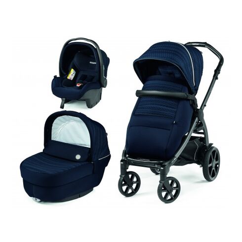 Carucior 3 in 1 Peg Perego Book, Primoviaggio SL, 0 - 22 kg, Eclipse, Bleumarin, Culoare: Albastru