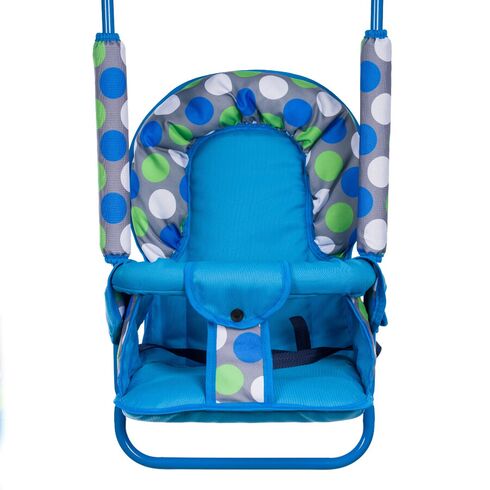 Leagan pentru copii, Top Kids, pentru interior si exterior, Blue Dots, Culoare: Blue,poza 2