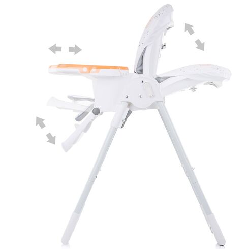 Scaun de masa Chipolino Sweety tangerine, Culoare: Portocaliu,poza 6