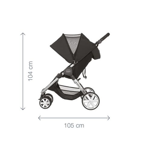Carucior gemeni B-Agile Double Cosmos Black Britax - poza 6 - ExclusivMAG.ro