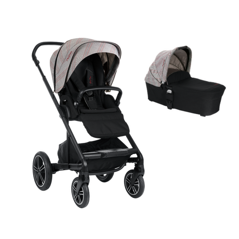 Carucior 2 in 1 Nuna Mixx Next Editie Limitata Ellis, Culoare: Gri/Negru