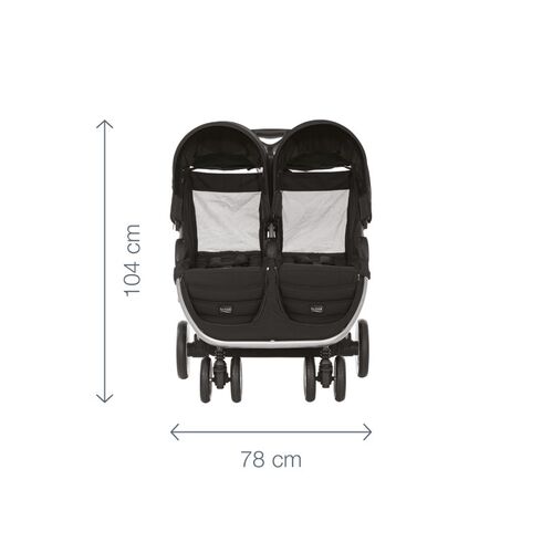Carucior gemeni B-Agile Double Cosmos Black Britax - poza 8 - ExclusivMAG.ro