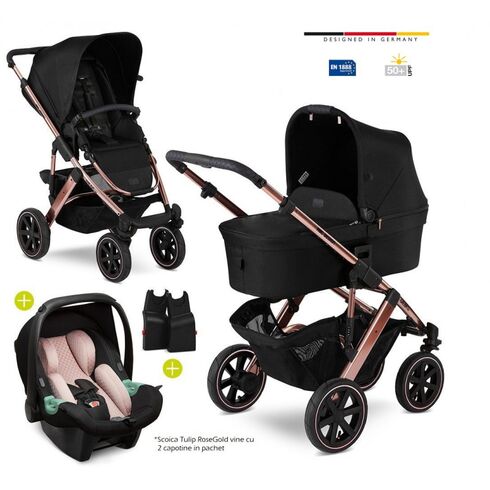 Carucior 3 in 1 Salsa 4 AIR Rose Gold Abc Design