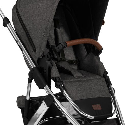 Carucior 3 in 1 Salsa 4 AIR Asphalt Abc Design, Culoare: Gri, Model: 3 in 1 - poza 8 - ExclusivMAG.ro