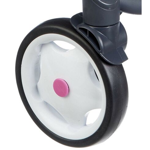 Carucior pentru papusi Smoby Quinny Combi 3 in 1 roz, Culoare: Roz,poza 5