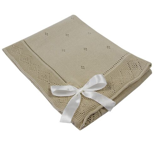 Paturica Botez, Eko, 100% Bumbac, 80x70 cm, Bej, Culoare: Maro