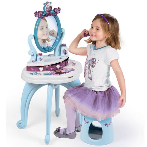 Jucarie Smoby Masuta de machiaj Frozen 2 2 in 1 cu accesorii,poza 6