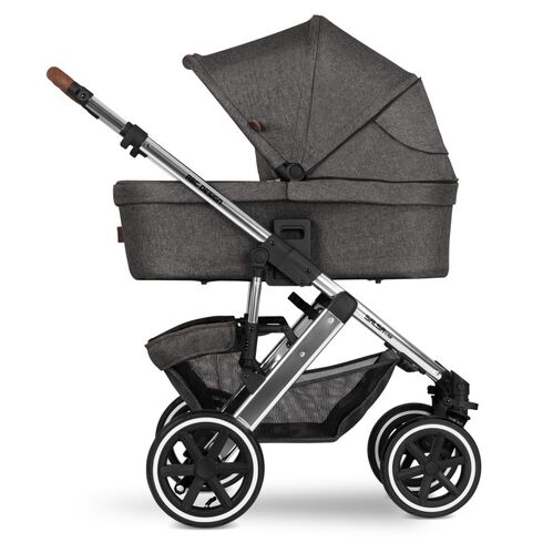 Carucior 3 in 1 Salsa 4 AIR Asphalt Abc Design, Culoare: Gri, Model: 3 in 1 - poza 3 - ExclusivMAG.ro