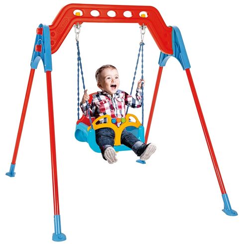 Leagan pentru copii Pilsan Samba A-Frame Swing cu cadru metalic,poza 3  - ExclusivMAG.ro Leagan pentru copii Pilsan Samba A-Frame Swing cu cadru metalic,poza 3