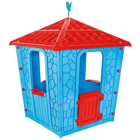 Casuta pentru copii Pilsan Stone House blue - poza 2 - ExclusivMAG.ro