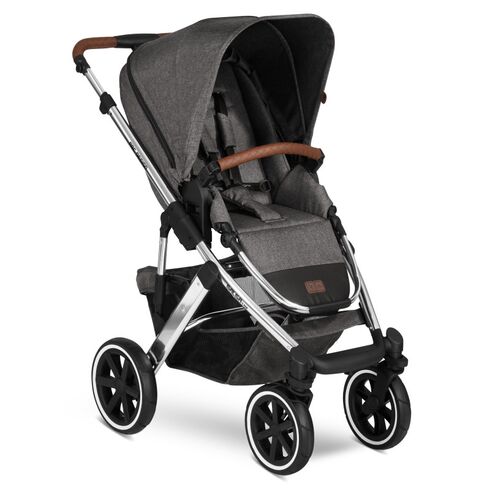 Carucior 3 in 1 Salsa 4 AIR Asphalt Abc Design, Culoare: Gri, Model: 3 in 1 - poza 2 - ExclusivMAG.ro