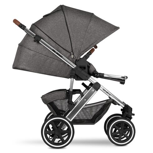 Carucior 3 in 1 Salsa 4 AIR Asphalt Abc Design, Culoare: Gri, Model: 3 in 1 - poza 5 - ExclusivMAG.ro