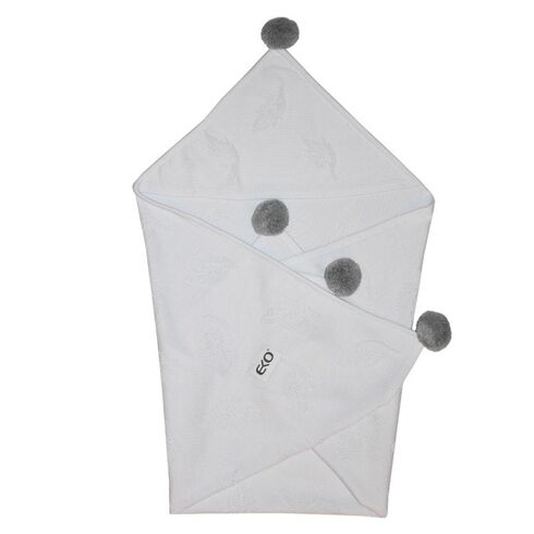 Paturica din Bambus, Eko, 80x80 cm, White, Culoare: Alb,poza 4  - ExclusivMAG.ro Paturica din Bambus, Eko, 80x80 cm, White, Culoare: Alb,poza 4