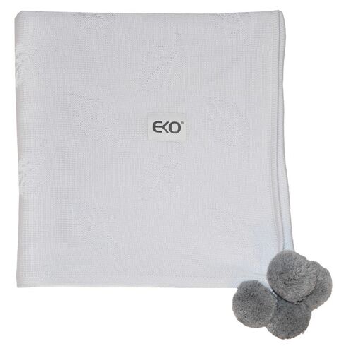 Paturica din Bambus, Eko, 80x80 cm, White, Culoare: Alb,poza 2  - ExclusivMAG.ro Paturica din Bambus, Eko, 80x80 cm, White, Culoare: Alb,poza 2