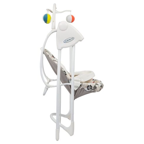 Balansoar Graco Lovin Hug Patchwork Grey,poza 6