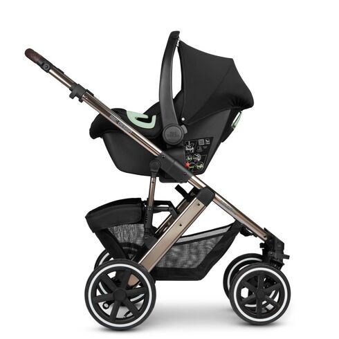 Carucior 3 in 1 Salsa 4 AIR Dolphin Abc Design, Culoare: Negru, Model: 3 in 1 - poza 4 - ExclusivMAG.ro