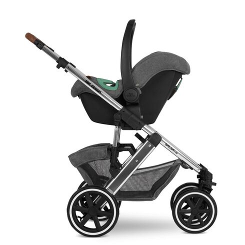 Carucior 3 in 1 Salsa 4 AIR Asphalt Abc Design, Culoare: Gri, Model: 3 in 1 - poza 4 - ExclusivMAG.ro