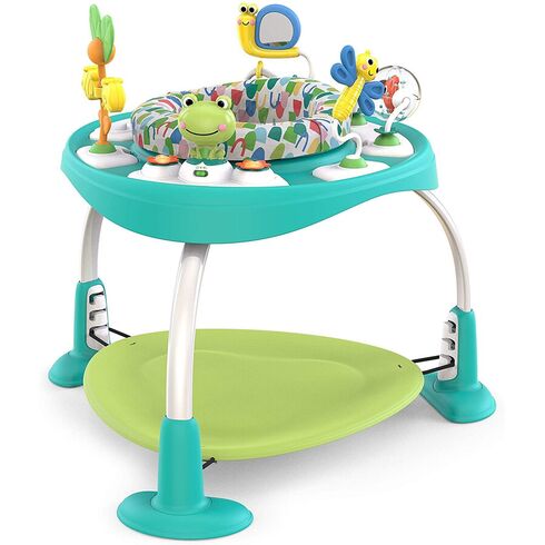 Centru de activitati 2 in 1 Playful Pond Bright Starts, Culoare: Turquoise