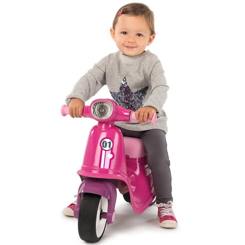Scuter Smoby Scooter Ride-On pink,poza 6