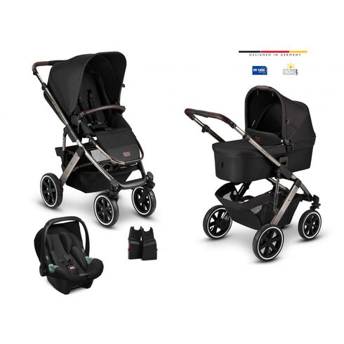 Carucior 3 in 1 Salsa 4 AIR Dolphin Abc Design, Culoare: Negru, Model: 3 in 1