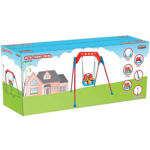 Leagan pentru copii Pilsan Samba A-Frame Swing cu cadru metalic,poza 5  - ExclusivMAG.ro Leagan pentru copii Pilsan Samba A-Frame Swing cu cadru metalic,poza 5