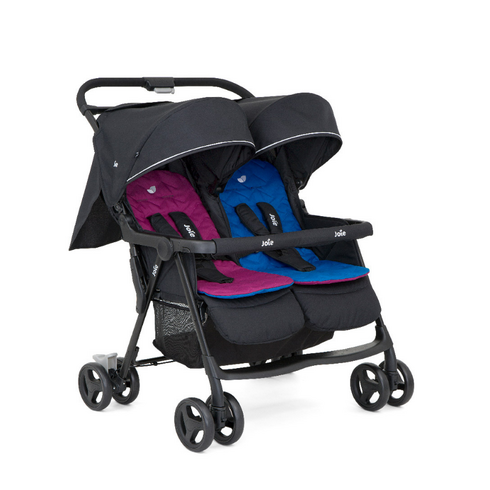 Carucior de gemeni Joie Aire Twin Rosy & Sea, Culoare: Multicolor