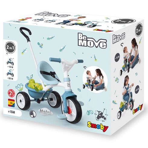 Tricicleta Smoby Be Move blue, Culoare: Albastru,poza 11