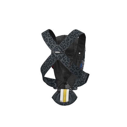 Marsupiu anatomic BabyBjorn Mini Anthracite/Leopard 3D Mesh - Editie Limitata - poza 4 - ExclusivMAG.ro