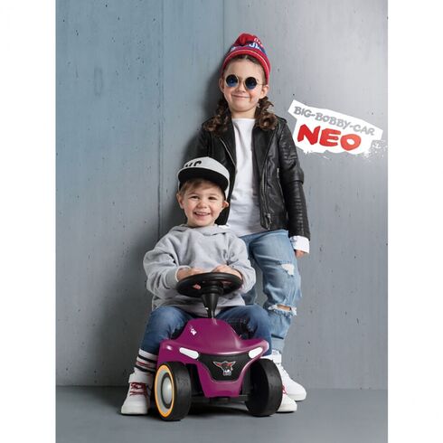 Masinuta de impins Big Bobby Car Neo aubergine, Culoare: Mov,poza 6