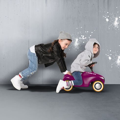 Masinuta de impins Big Bobby Car Neo aubergine, Culoare: Mov,poza 5