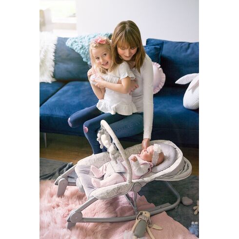 Leagan Ebes, Momi, Birds, Culoare: Alb/Gri,poza 5