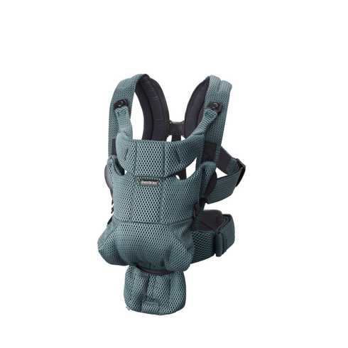 Marsupiu anatomic BabyBjorn Move, Verde Salvie 3D Mesh, Culoare: Turquoise
