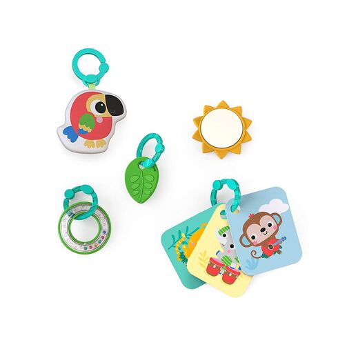 Salteluta de activitati 4 in 1 Bright Starts Groovin' Kicks Tropical Safari,poza 5