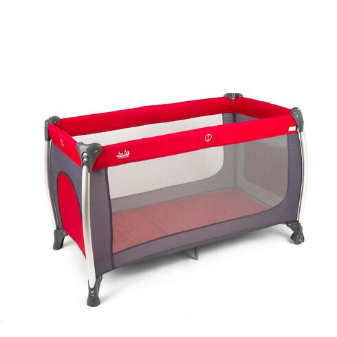 Patut pliant aluminiu 2 niveluri Juju Sweet Naps, Rosu-Gri, Culoare: Gri/Rosu - poza 5 - ExclusivMAG.ro